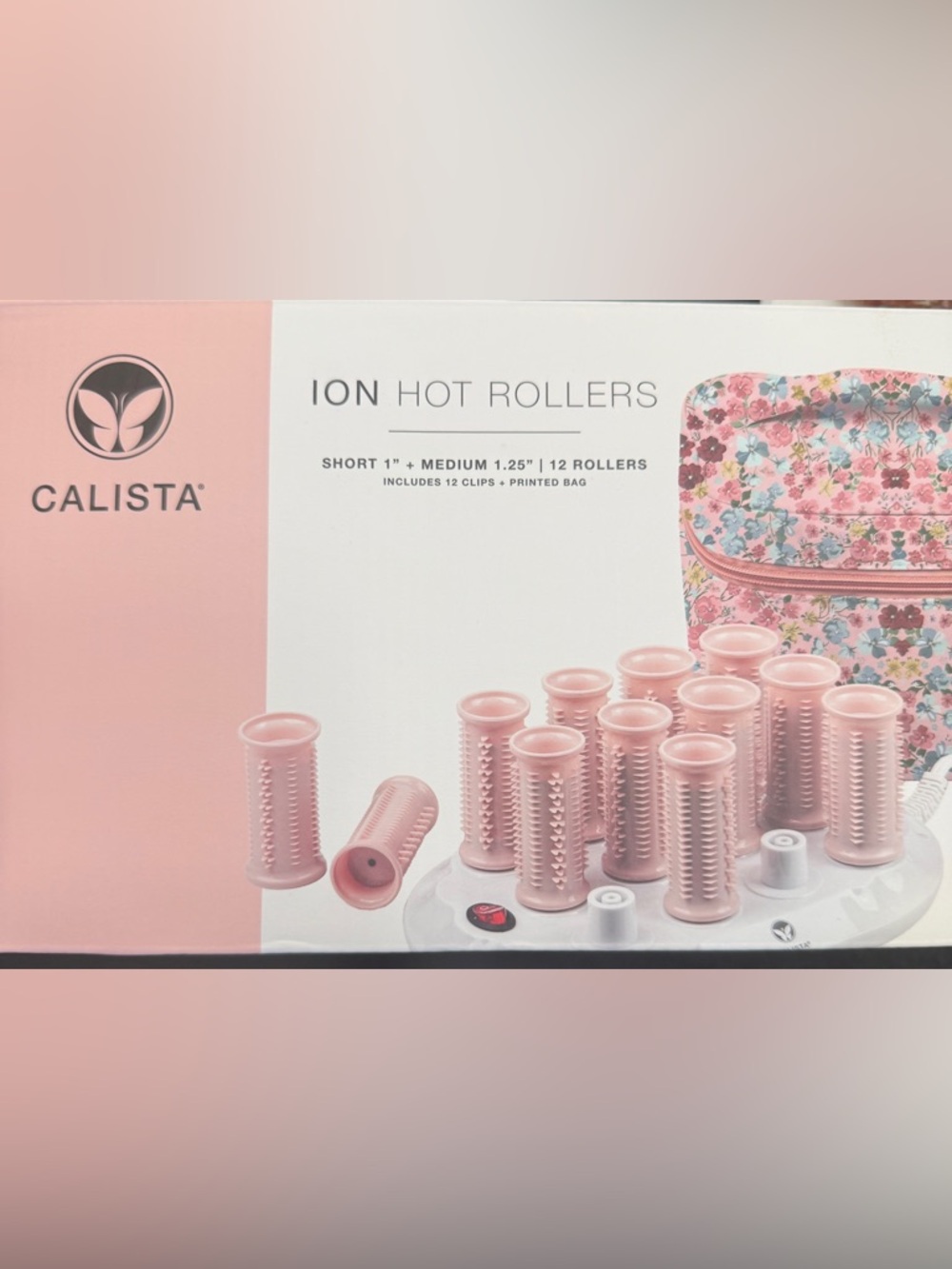 ION Pink Ion Hot Rollers - 12 Pack